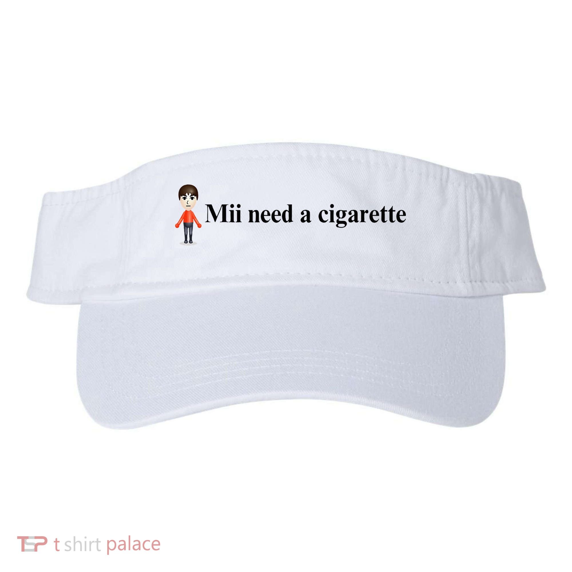 Mii Need A Cigarette Visor