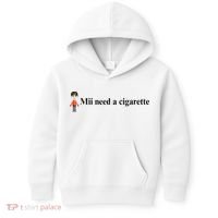 Mii Need A Cigarette Kids Hoodie thumb 0