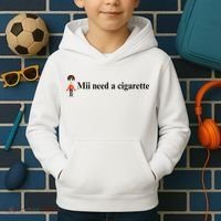 Mii Need A Cigarette Kids Hoodie thumb 2