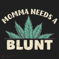 Momma Needs A Blunt Stoner Mom Cannabis Weed Smoker Gift Beanie thumb 2