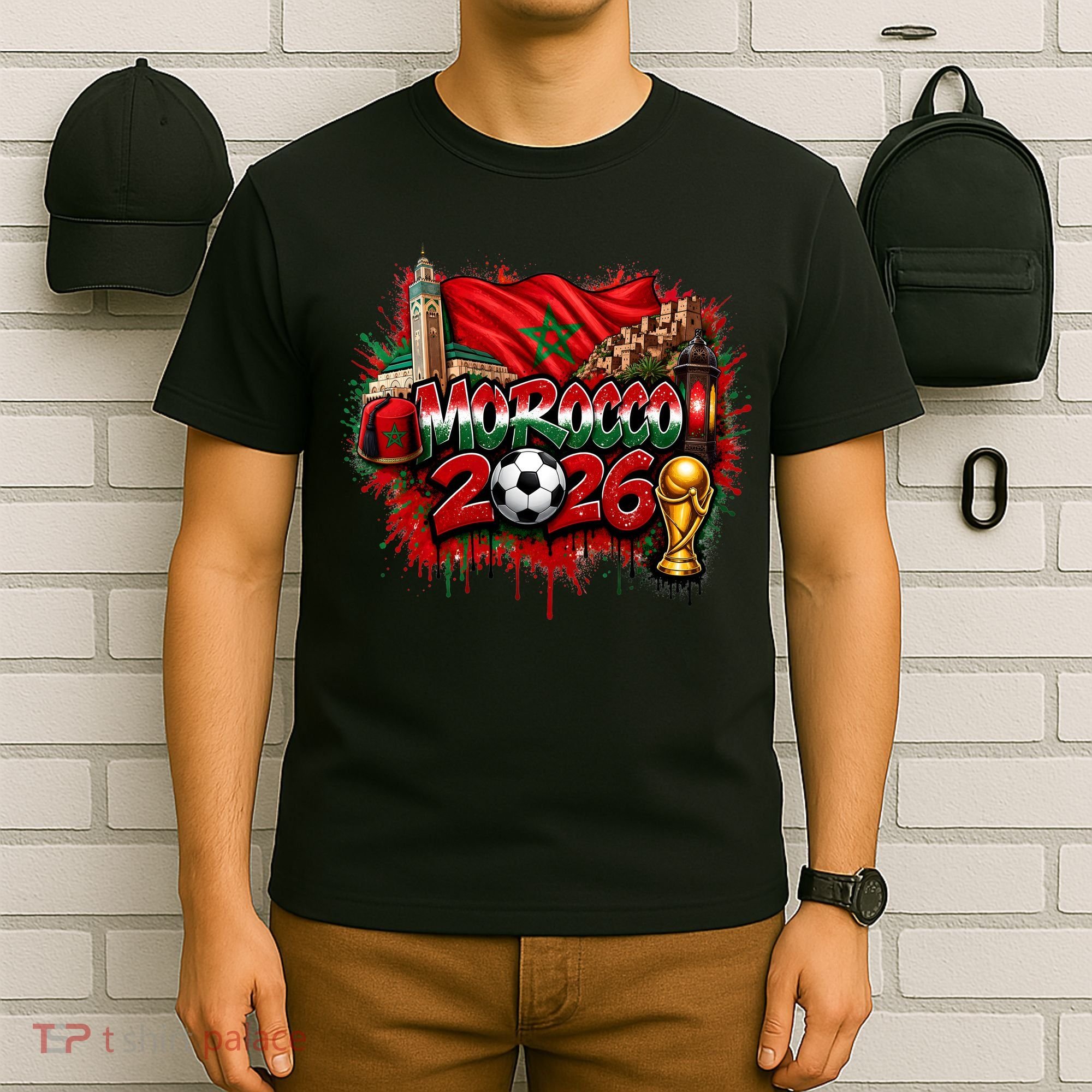 MOROCCO North America Soccer Tournament 2026 T-Shirt