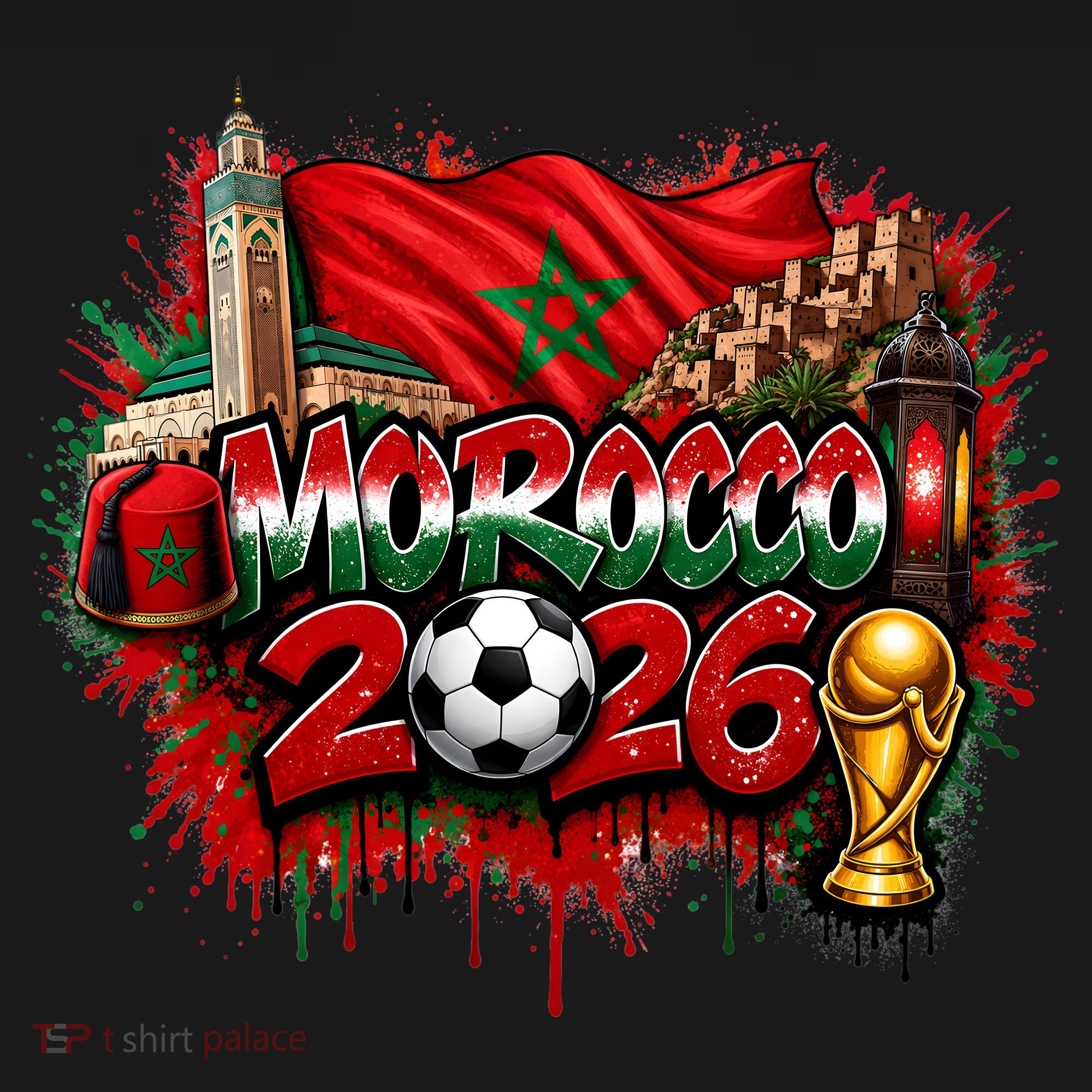 MOROCCO North America Soccer Tournament 2026 Tank Top