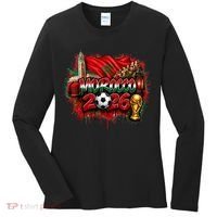 MOROCCO North America Soccer Tournament 2026 Women's Long Sleeve Shirt thumb 0