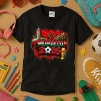 MOROCCO North America Soccer Tournament 2026 Kids T-Shirt thumb 3