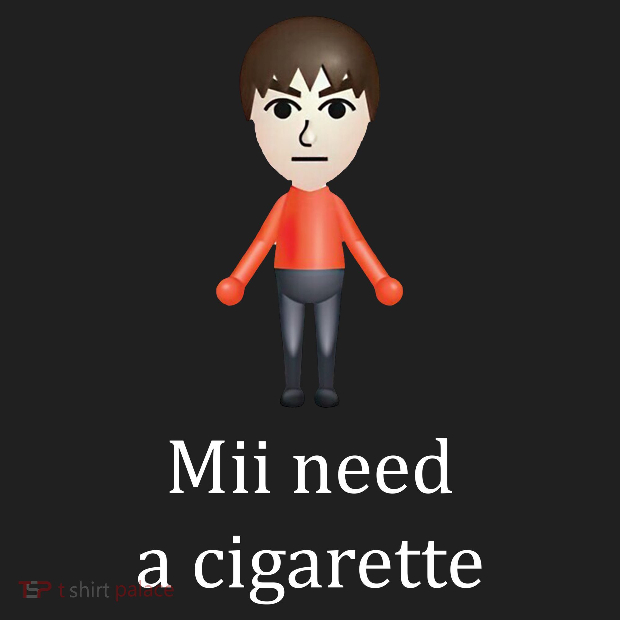 Mii Need A Cigarette Funny Women's Sweatshirt