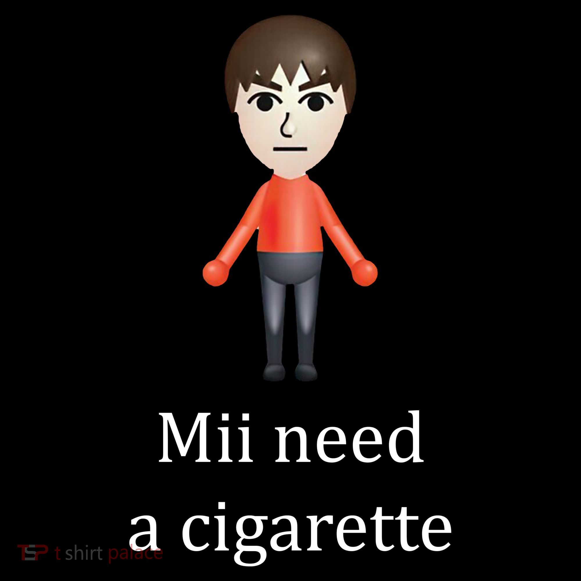 Mii Need A Cigarette Funny Coaster