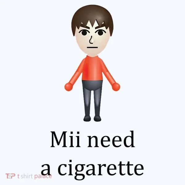 Mii Need A Cigarette Funny Bucket Hat