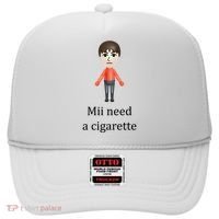Mii Need A Cigarette Funny Hat thumb 0