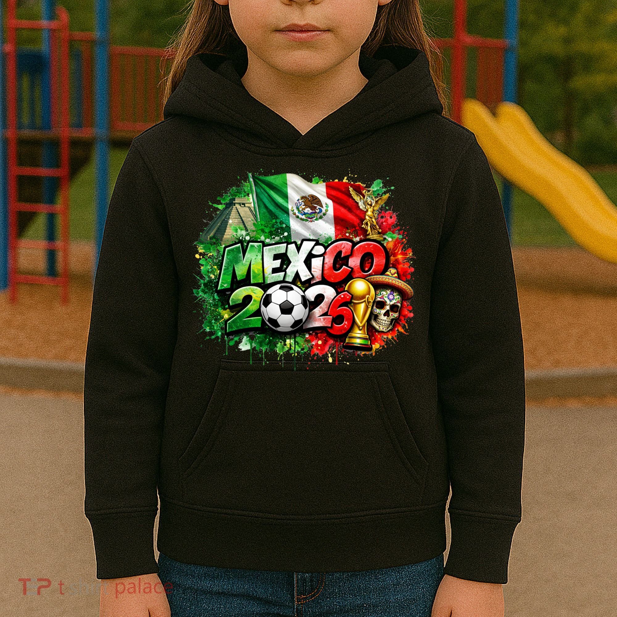 MEXICO North America Soccer Tournament 2026 Kids Hoodie