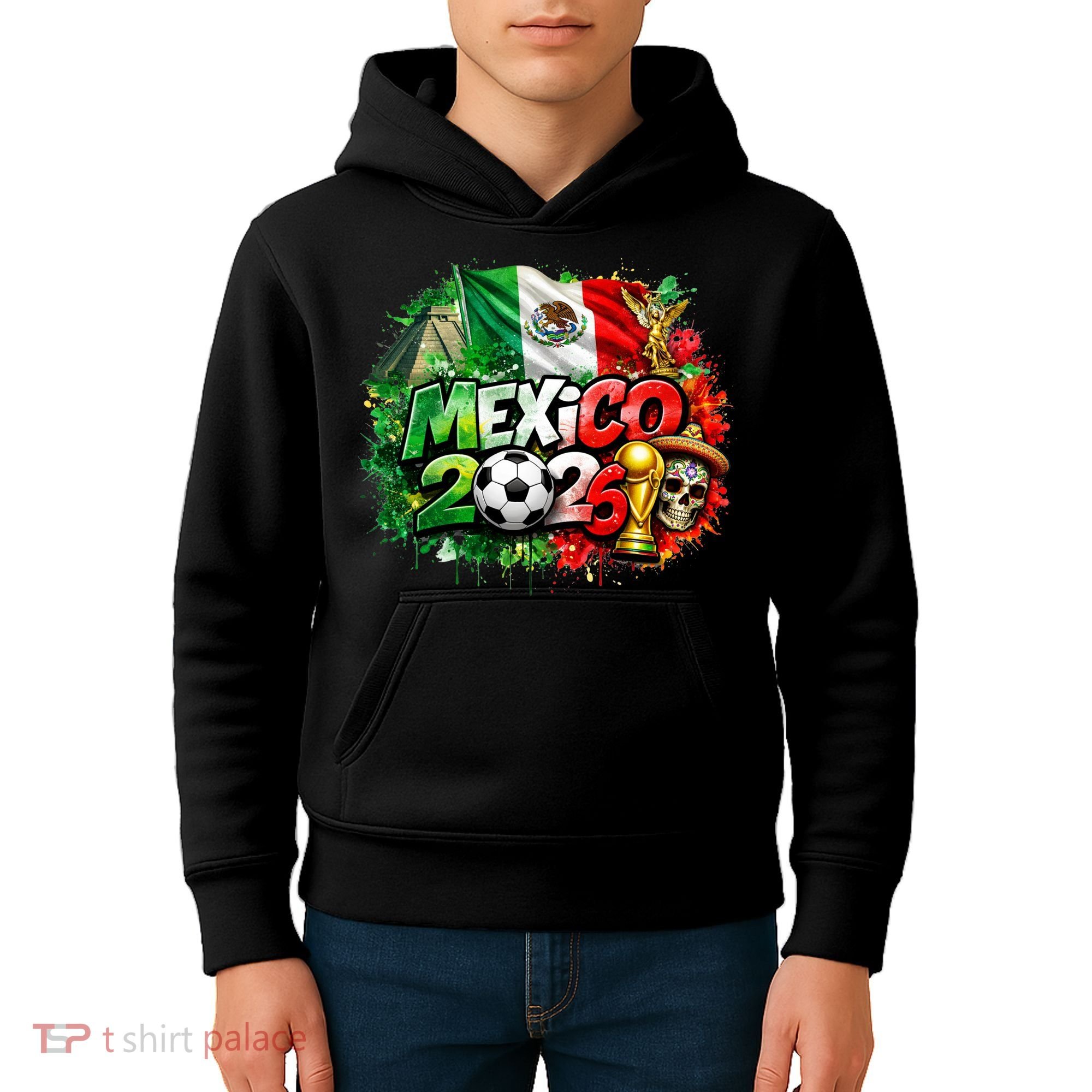 MEXICO North America Soccer Tournament 2026 Kids Hoodie