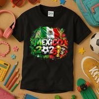 MEXICO North America Soccer Tournament 2026 Kids T-Shirt thumb 3