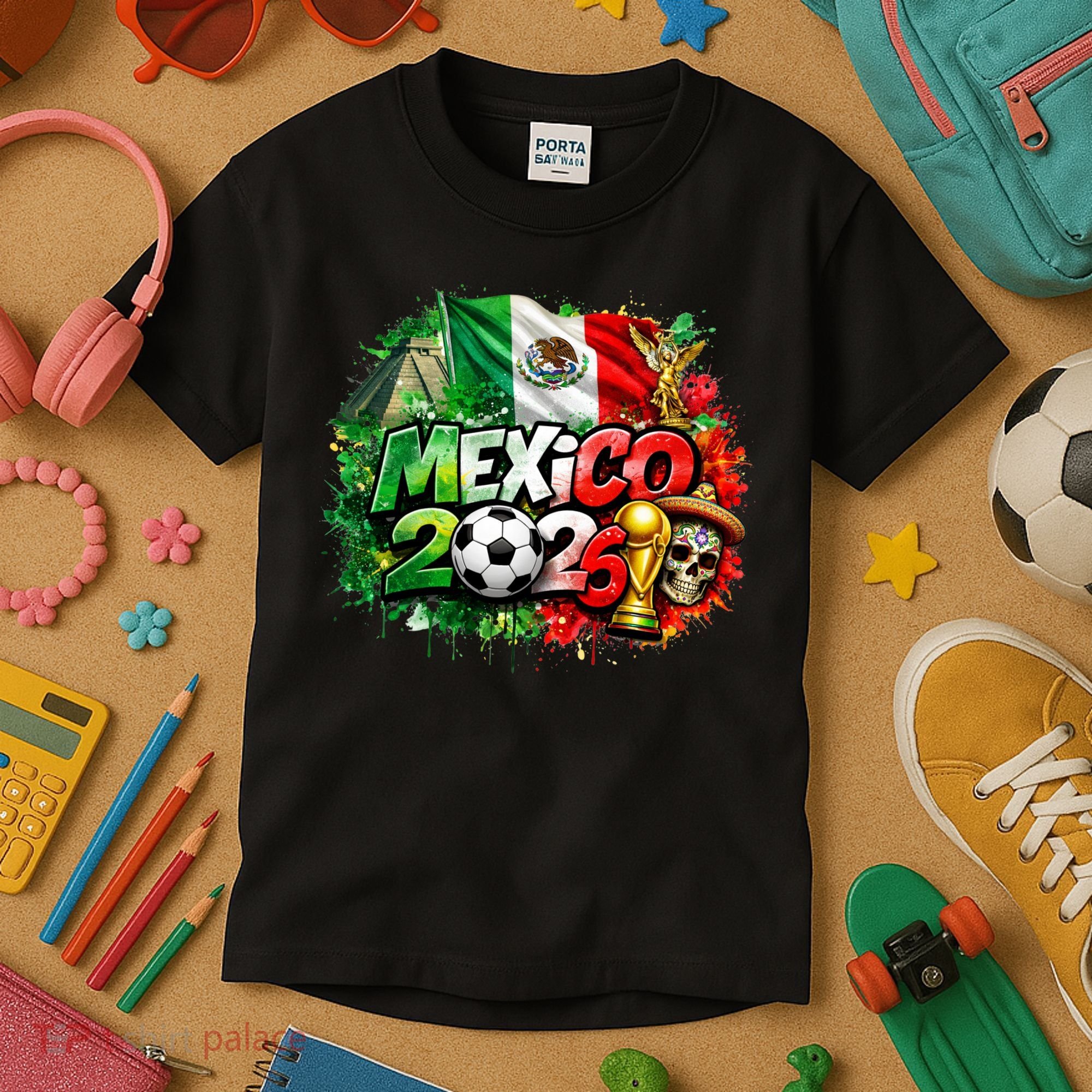 MEXICO North America Soccer Tournament 2026 Kids T-Shirt