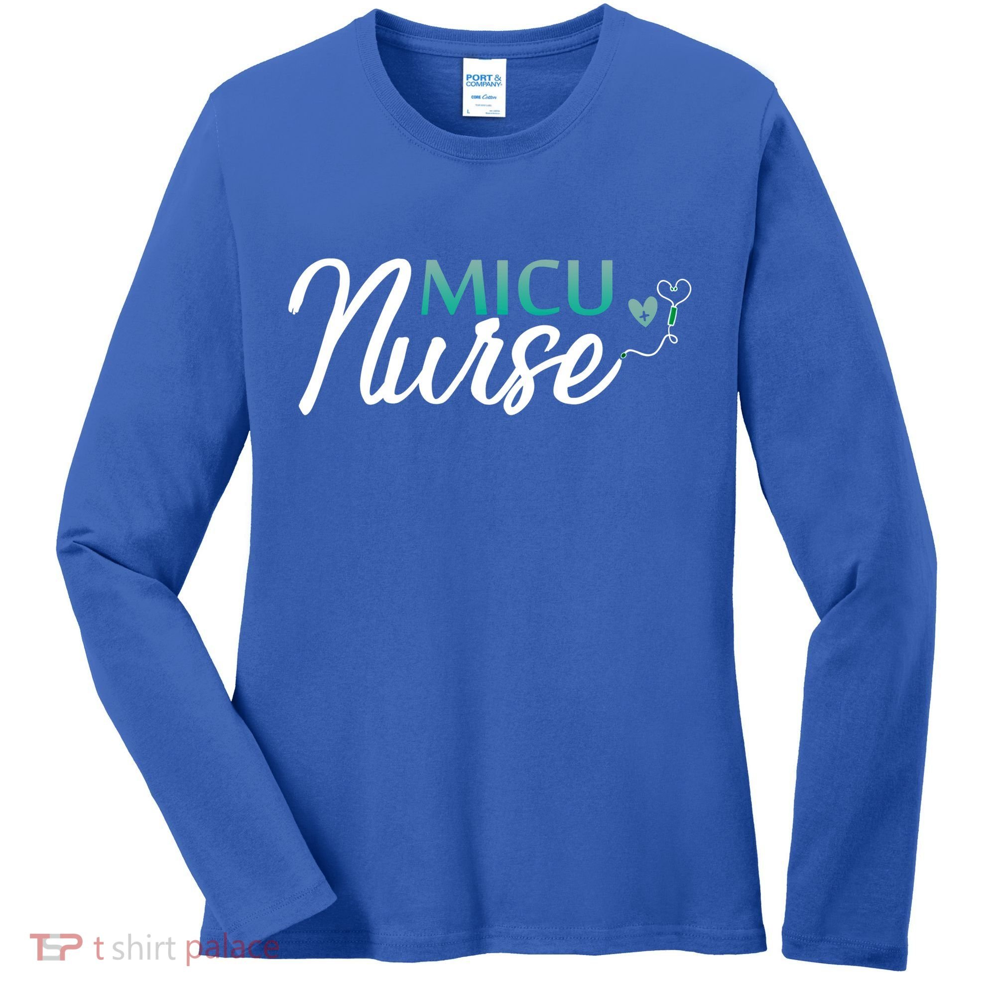 Micu Nurse Appreciation Medical Intensive Care Units Nurses Gift Women's Long Sleeve Shirt
