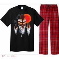 Mama Native American Women Bear Feathers Paws Pajama Set thumb 0