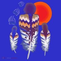 Mama Native American Women Bear Feathers Paws T-Shirt thumb 7