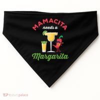 Mamacita Needs a Margarita USA-Made Doggie Bandana thumb 0