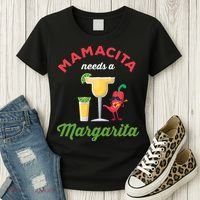 Mamacita Needs a Margarita Women's T-Shirt thumb 3