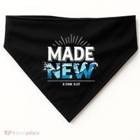 Made New Baptized Baptism USA-Made Doggie Bandana thumb 0