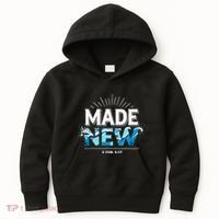 Made New Baptized Baptism Kids Hoodie thumb 0