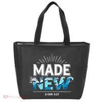Made New Baptized Baptism Tote Bag thumb 0