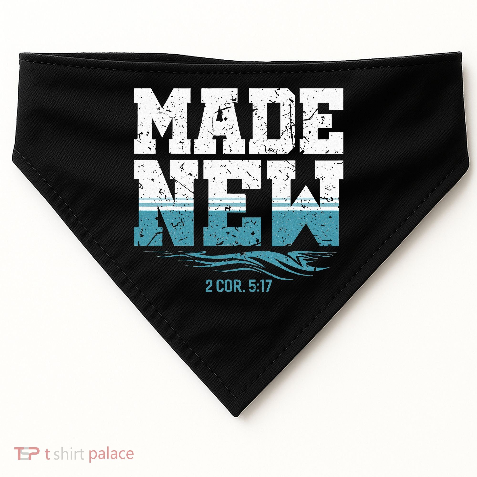Made New Baptism Christian For  USA-Made Doggie Bandana