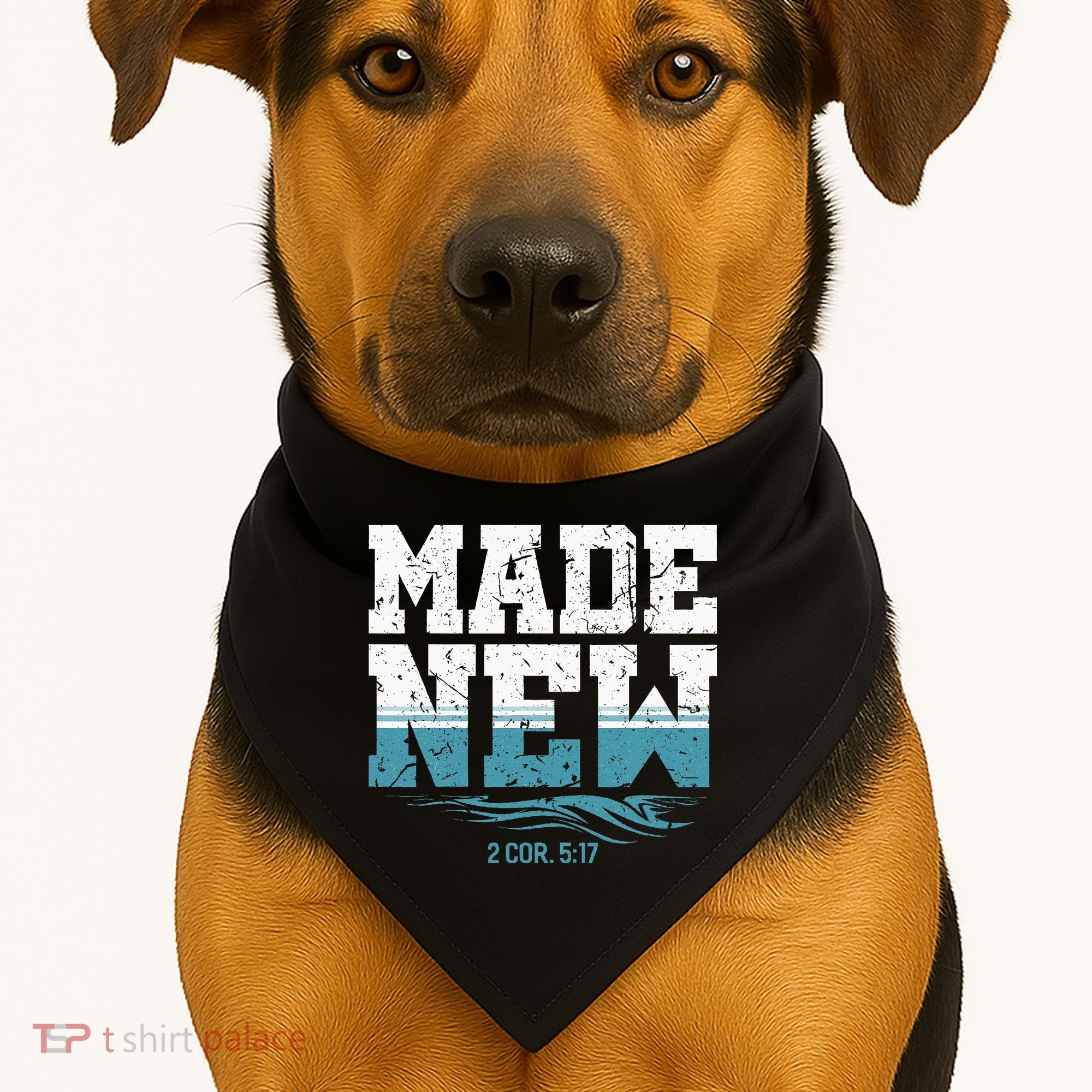 Made New Baptism Christian For  USA-Made Doggie Bandana