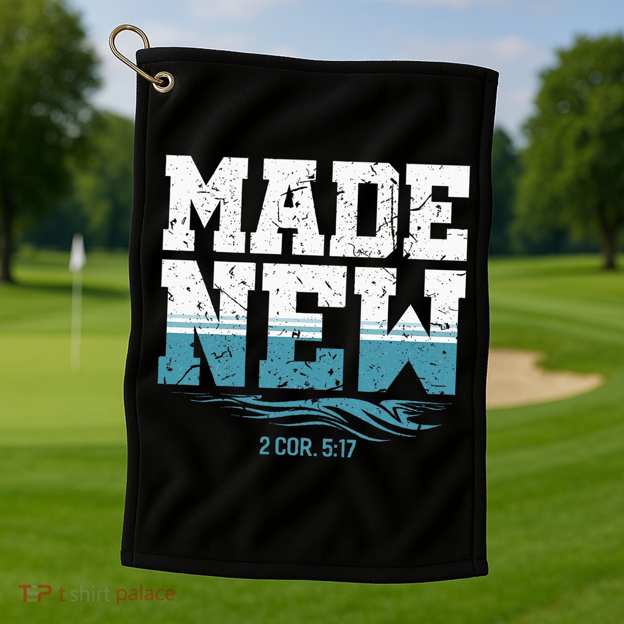 Made New Baptism Christian For  Golf Towel