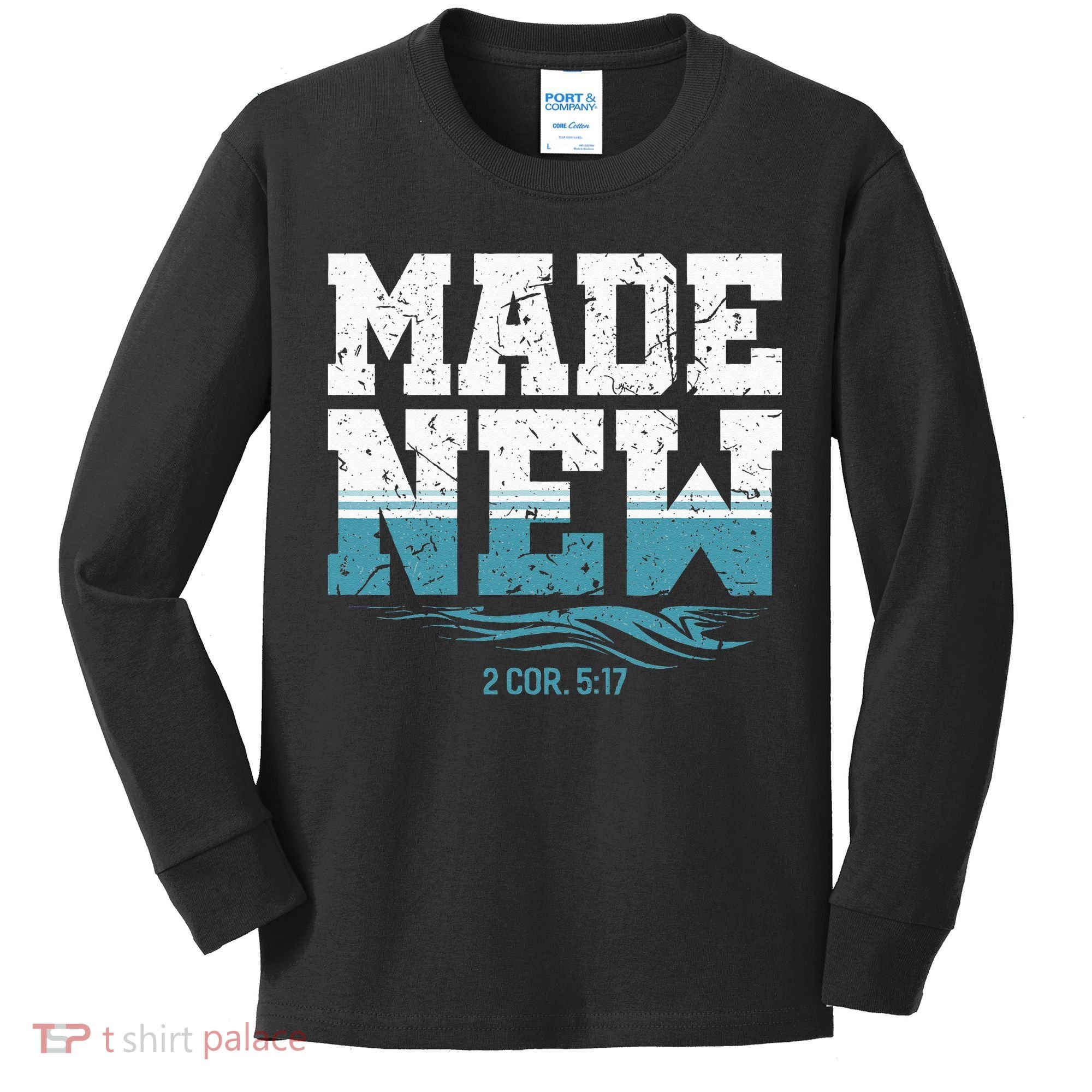 Made New Baptism Christian For  Kids Long Sleeve Shirt