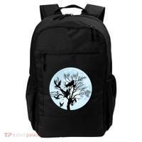 Moonlight Night Black Crow Forest Animal Bird Raven Backpack thumb 0