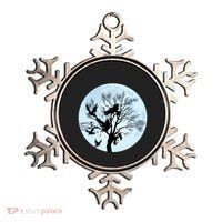 Moonlight Night Black Crow Forest Animal Bird Raven Ornament thumb 0