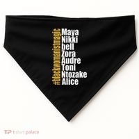 Maya Nikki Bell Zora Audre Toni Ntozake Alice Womanism Magic USA-Made Doggie Bandana thumb 0