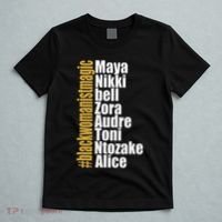 Maya Nikki Bell Zora Audre Toni Ntozake Alice Womanism Magic T-Shirt thumb 5