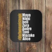 Maya Nikki Bell Zora Audre Toni Ntozake Alice Womanism Magic Coaster thumb 0