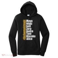 Maya Nikki Bell Zora Audre Toni Ntozake Alice Womanism Magic Women's Hoodie thumb 0