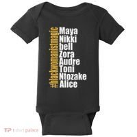 Maya Nikki Bell Zora Audre Toni Ntozake Alice Womanism Magic Baby Bodysuit thumb 0