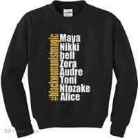 Maya Nikki Bell Zora Audre Toni Ntozake Alice Womanism Magic Kids Sweatshirt thumb 0