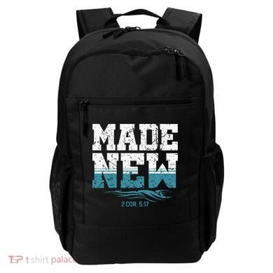 Made New Baptism Christian Backpack