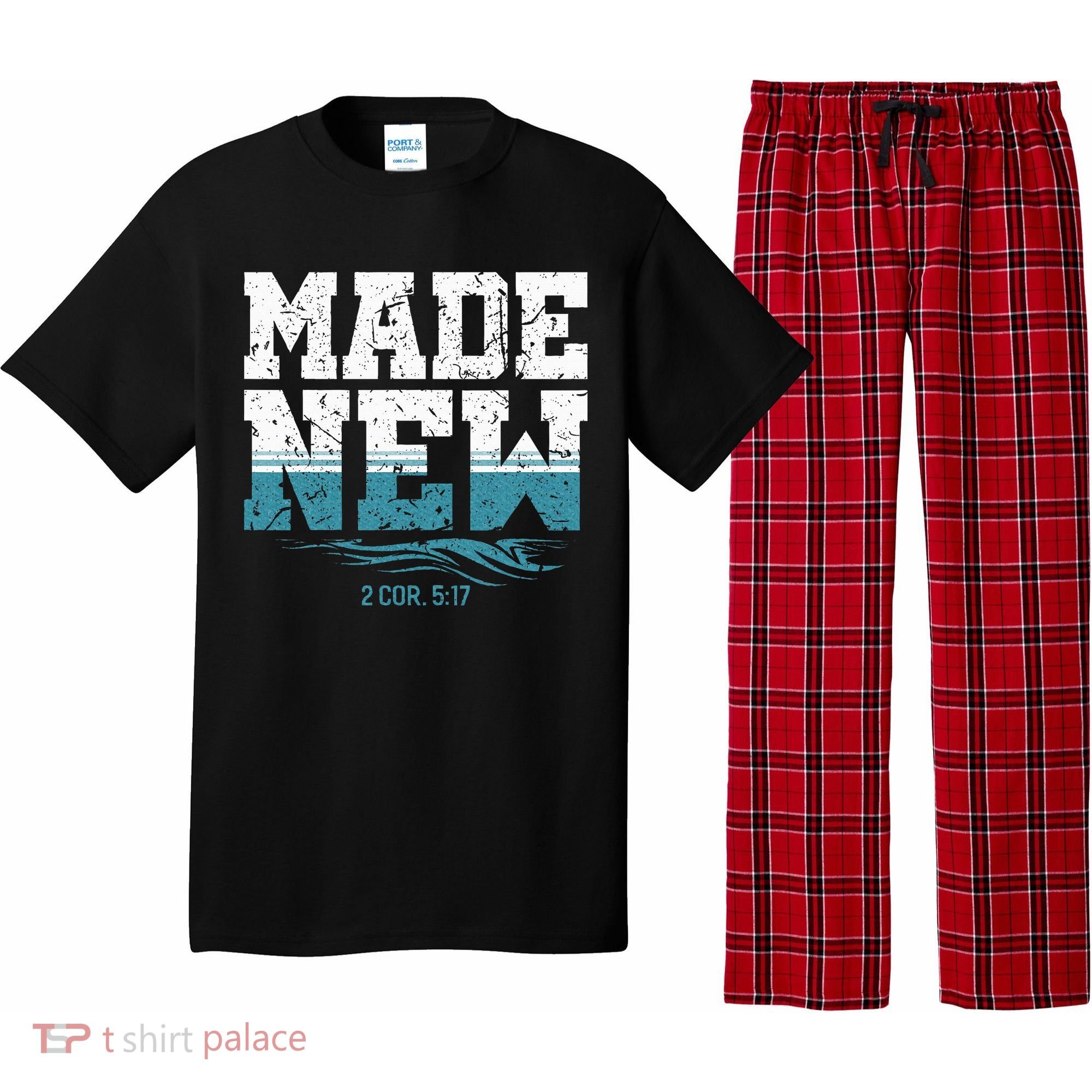 Made New Baptism Christian Pajama Set