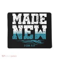 Made New Baptism Christian Mousepad thumb 0