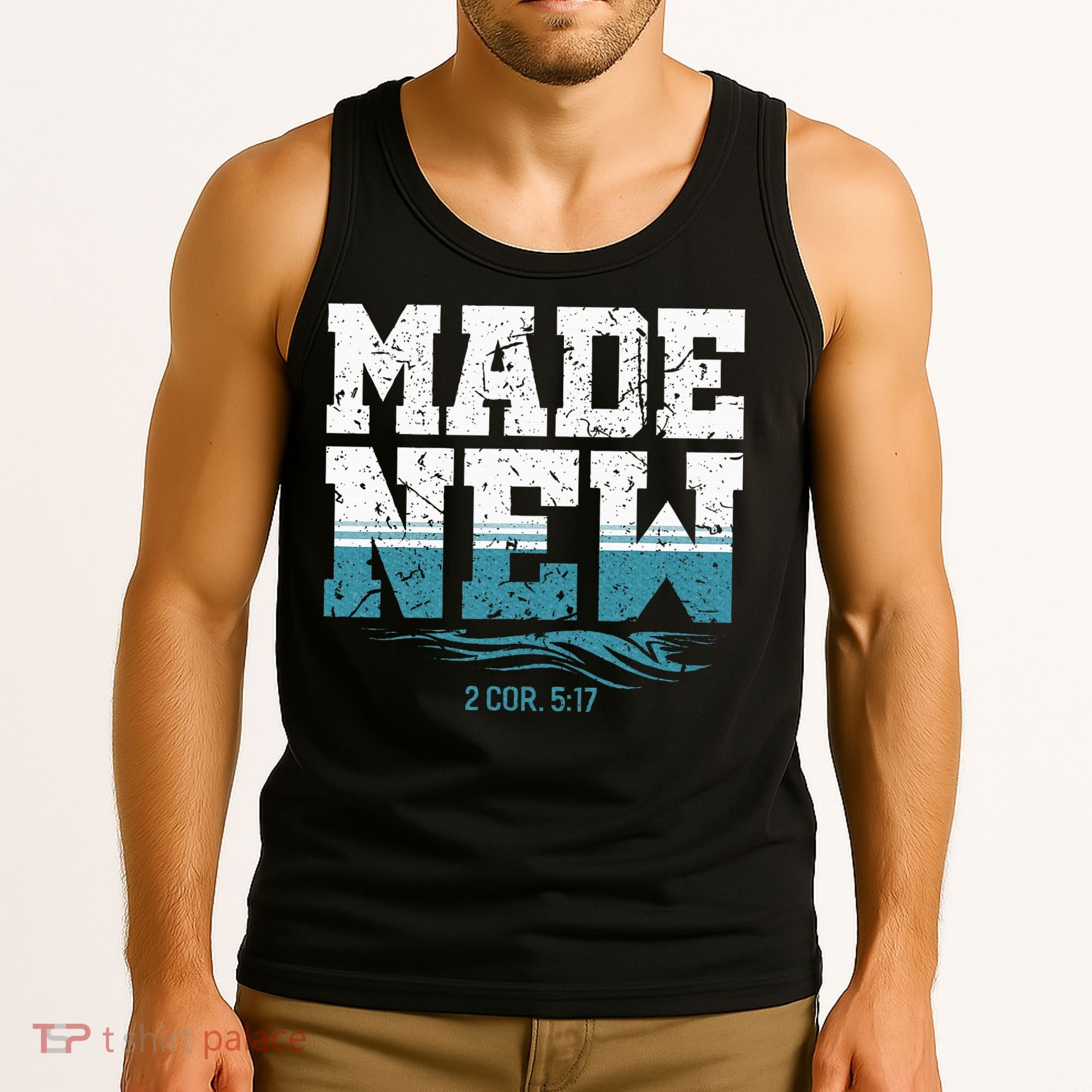 Made New Baptism Christian Tank Top