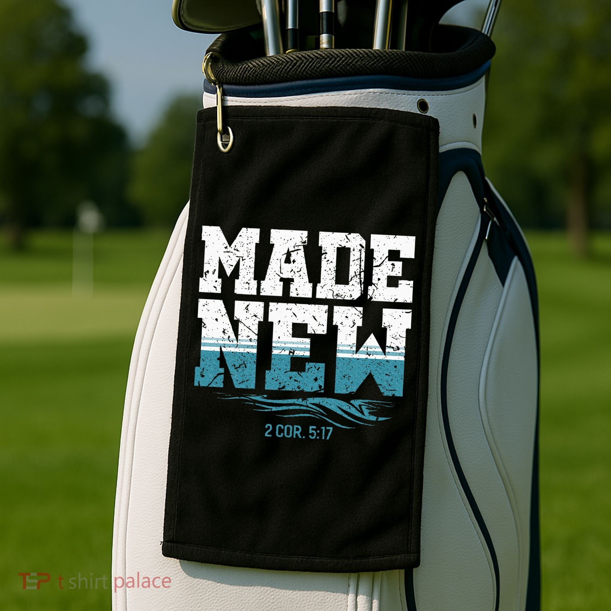 Made New Baptism Christian Golf Towel