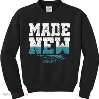 Made New Baptism Christian Kids Sweatshirt thumb 0