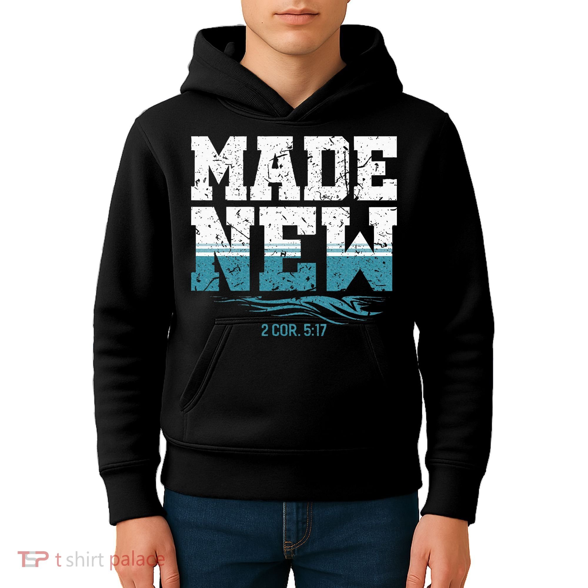 Made New Baptism Christian Kids Hoodie