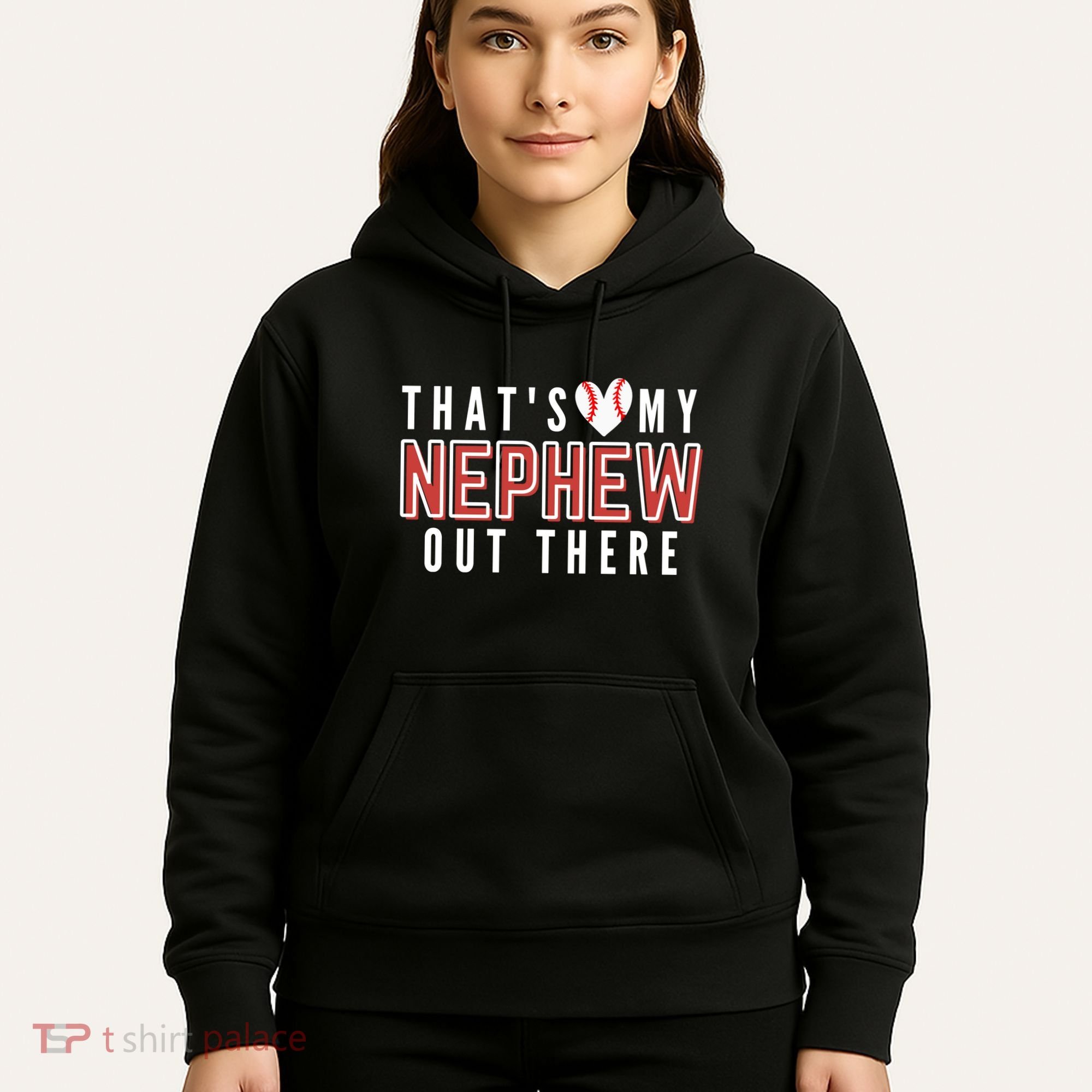My Nephew Baseball Aunt Hoodie