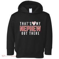 My Nephew Baseball Aunt Toddler Hoodie thumb 0