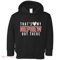 My Nephew Baseball Aunt Toddler Hoodie thumb 0