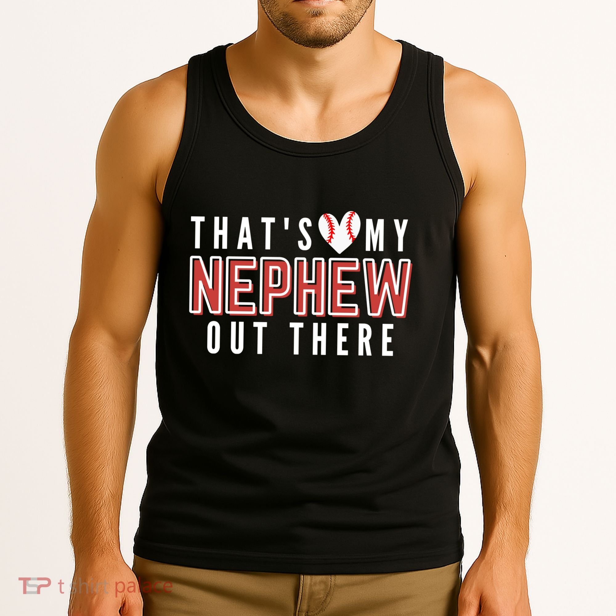 My Nephew Baseball Aunt Tank Top