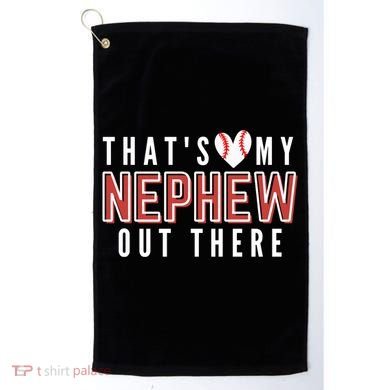My Nephew Baseball Aunt Golf Towel
