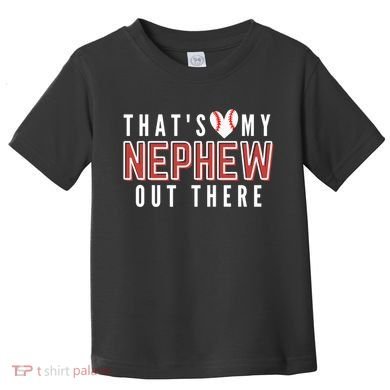 My Nephew Baseball Aunt Toddler T-Shirt