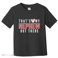 My Nephew Baseball Aunt Toddler T-Shirt thumb 0